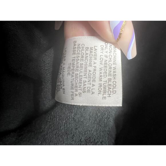 Vlvt Striped Jogger Sweatpants in Black with Red/Blue Stripes Size Medium - Picture 8 of 9